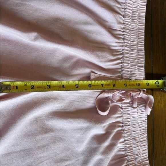 Loft Beach Light Pink Drawstring Waist Eyelet Trim Pants Size Small - Picture 4 of 9